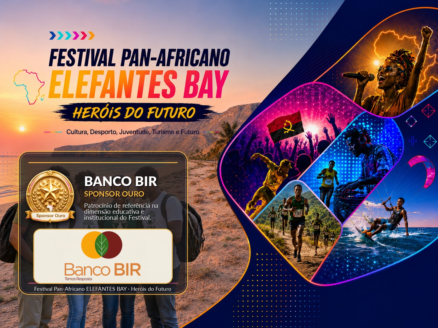 Reconhecimento do Banco BIR como Sponsor Ouro do Festival