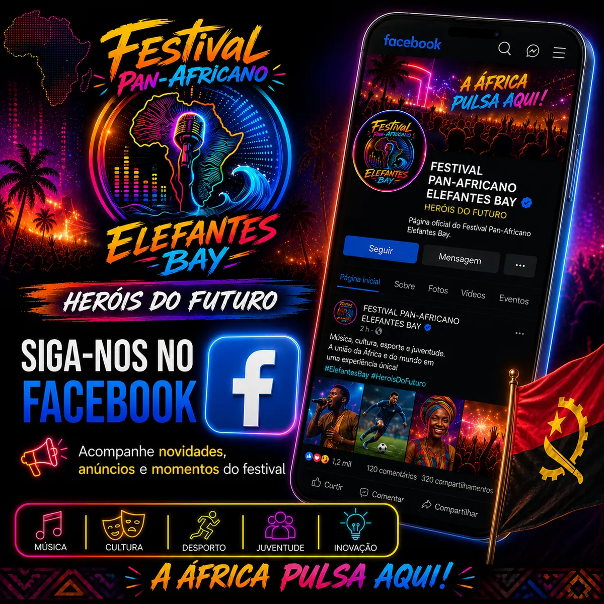 Canal Facebook do Festival ELEFANTES BAY