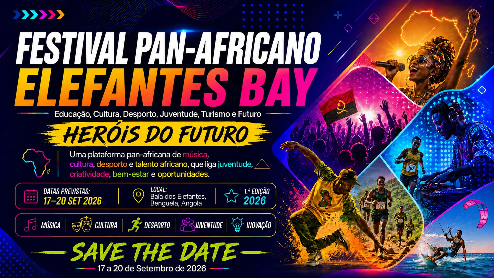 Festival Pan-Africano Elefantes Bay — banner